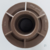Flange Rosqueado 32 x 1 da Multilit, vista superior, cor marrom.