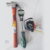 Conjunto de ferramentas incluindo um martelo Stanley, uma chave de fenda Refoc 5/16 x 0.5 e uma trena Refoc 5m.