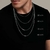 Corrente Masculina 3mm - Prata 925 - comprar online