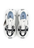 Zapatilla Tati Blanco y Negro WAKE x6 - Kushopp Mayorista