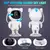 Lamparas De Mesa Veladores Proyectores Astronauta Luz Galaxia - tienda online