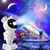 Astronauta Proyector De Galaxia Y Luna Con Bluetooth - JL NETWORK