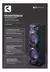 Parlante Bafle Potenciado Ken Brown Monsterbox 3 Vias Woofer Color Negro - JL NETWORK