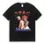 Camiseta de mangas curtas extragrande para homens e mulheres, tops do rapper Tup - loja online