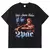 Camiseta de mangas curtas extragrande para homens e mulheres, tops do rapper Tup - comprar online