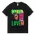 Imagem do Camiseta de mangas curtas extragrande para homens e mulheres, tops do rapper Tup