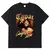 Camiseta de mangas curtas extragrande para homens e mulheres, tops do rapper Tup