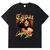 Camiseta de mangas curtas extragrande para homens e mulheres, tops do rapper Tup