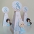 Kit Clássico Princesas cute azul - comprar online