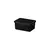 CESTO ORGANIZADOR C/ TAMPA PRETO 18X13X8 CM LINEA