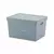 CESTO ORGANIZADOR C/ TAMPA 39 X 29 X 24 CM QUADRATTA GREY