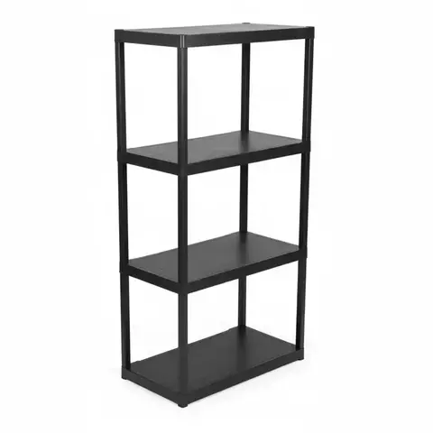Estante 20kg De Plástico 4 Prateleiras 145cm X 87cm X 36cm