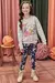 Blusão em Moletom 3 Cabos com Pelúcia e Legging - Kukiê - comprar online