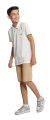 CAMISETA GOLA POLO EM MALHA - TEDDY
