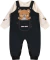 CONJ. CAMISETA + JARDINEIRA - TEDDY - comprar online