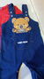CONJ. CAMISETA + JARDINEIRA - TEDDY - loja online