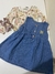 Conjunto Blusa e Vestido em Jeans - Kukiê - loja online