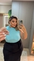 Blusa Malha Canelada com Elastano PLUS SIZE - comprar online