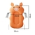 Almofada para Banho do Bebê Banheira Universal com 3 Alças de Encaixe Bichinhos Felizes - Laranja - loja online