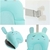 Imagem do Almofada para Banho do Bebê Banheira Universal com 3 Alças de Encaixe Bichinhos Felizes - Azul Turquesa
