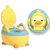 Troninho Penico Sanitário Infantil Privadinha Patinho Feliz Cor:Amarelo - comprar online