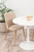 Mesa Tulip Laqueada Blanca Redonda 1,20mts en internet