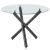 Mesa Roma Vidrio Redonda 1mt - comprar online