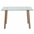 Mesa Verona Vidrio Rectangular 1,20x80 - comprar online