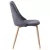 Silla Aruba Tapizada Gris Oscuro - comprar online