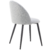 Silla Niza Tapizada Gris Oscuro - tienda online