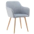 Sillón Sakura Tapizado Gris - comprar online