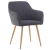 Sillón Sakura Tapizado Gris - Japandi Home & Deco