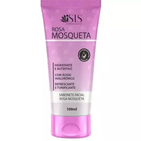 Sabonete Facial Rosa Mosqueta - Isis Makeup