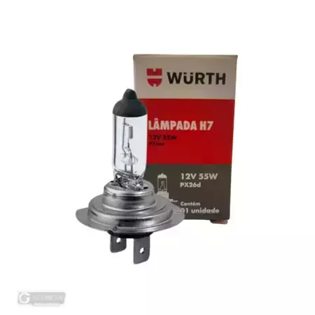 LÂMPADA H7 WURTH 12V 55W