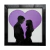 Quadro Decorativo Casal Romântico Coração Roxo – K-Drama, Dorama, Presente Criativo