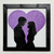 Quadro Decorativo Casal Romântico Coração Roxo – K-Drama, Dorama, Presente Criativo na internet
