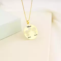 Colar Personalizado - 2 filhos/netos