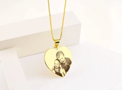 Colar Personalizado c/ Fotogravação (Corrente + Pingente) - comprar online