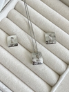 Conjunto Quadrado Liso Vazado