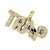 Dije Trap Con Diamantes Simil Oro - comprar online
