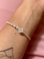 Bracelete trevo cravejado - comprar online