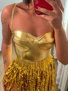 Body cavado metalizado - comprar online