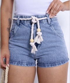 Short jeans cordinha - comprar online
