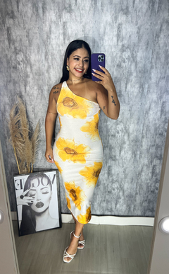 Vestido Marcela amarelo - comprar online