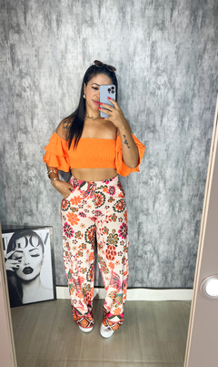 Calça pantalona marina - comprar online