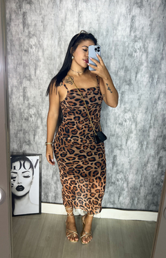 Vestido onça - comprar online