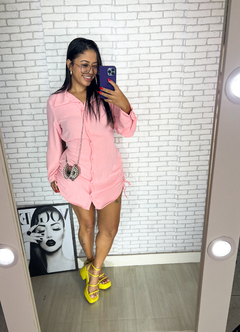 Vestido chamise na internet