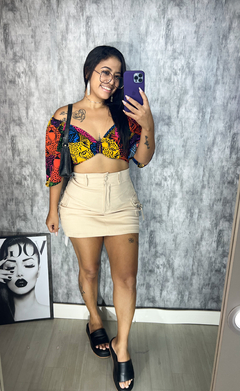 Cropped estampado - comprar online