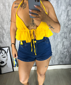 Short flor na internet