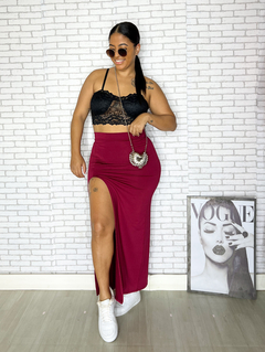 Cropped renda - comprar online